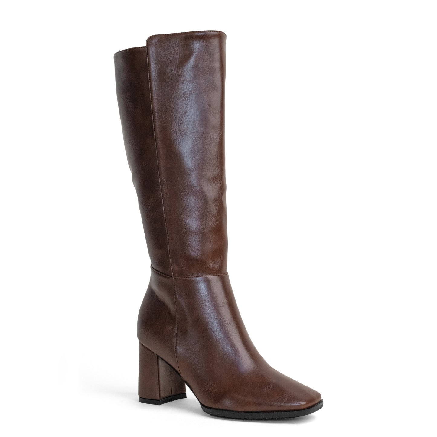 Women's Square Toe High Boot – Tara 01 Chocolate