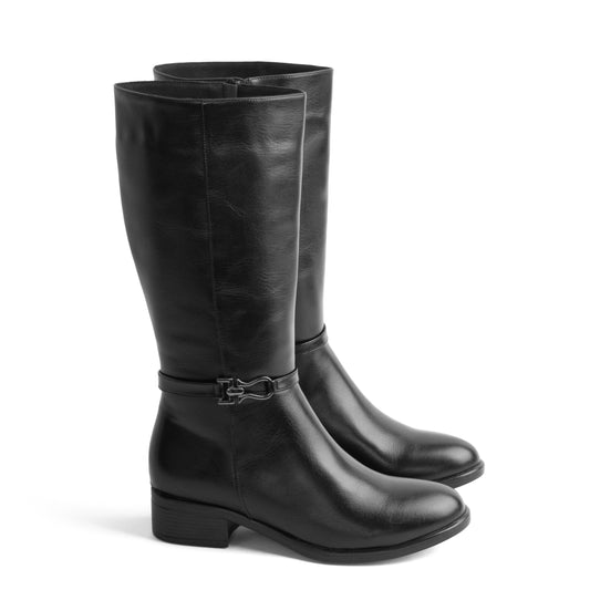 Bota Alta para Mujer - Luna 02 Negro