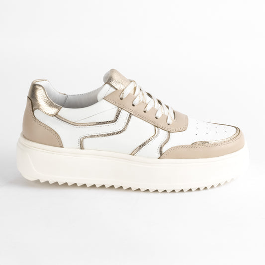 Zapatilla Blanca de Cuero - Vienna
