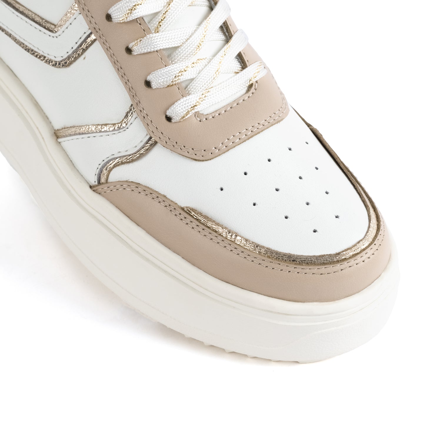 Zapatilla Blanca de Cuero - Vienna